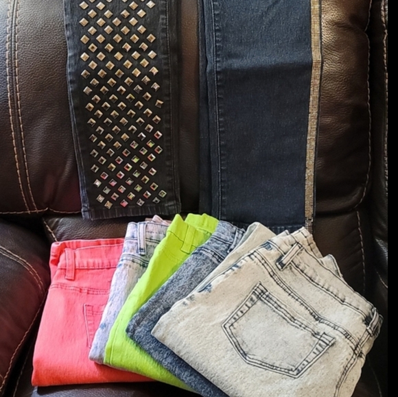 DG2 Skinny Jeans w/Ankle Zip Stonewashed Black 6T - Lots More in Closet! - Picture 10 of 10